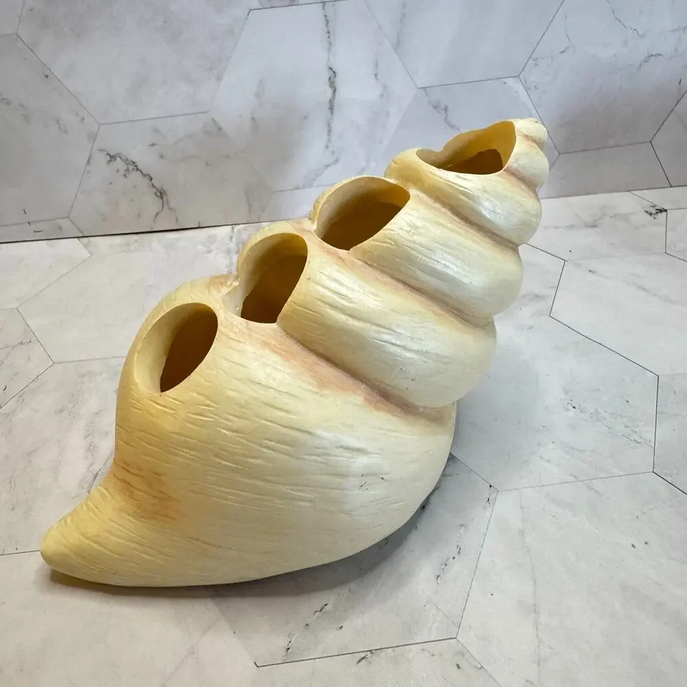 Seychelles Newport Toothbrush Holder & Bathroom Tumbler Nautilus Sea Shell Beach